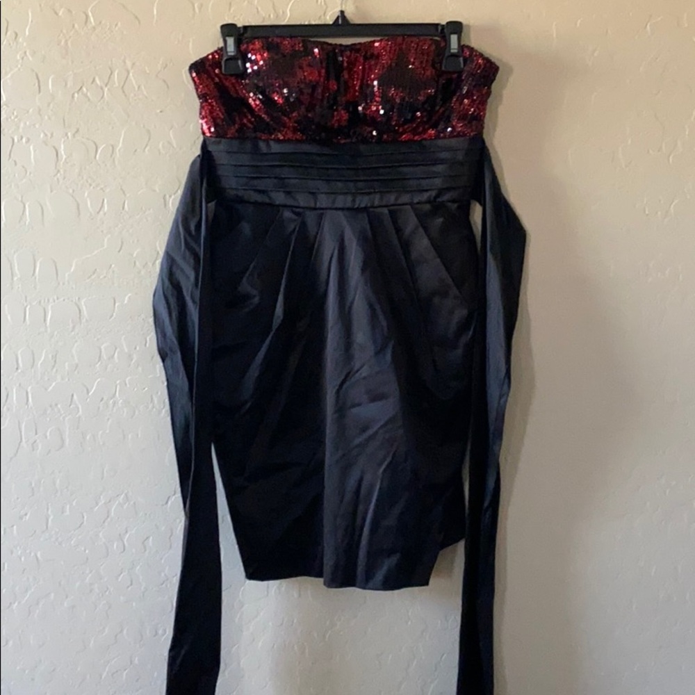 Strapless dress